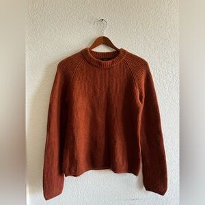 quince 100% washable cashmere fisherman knit sweater